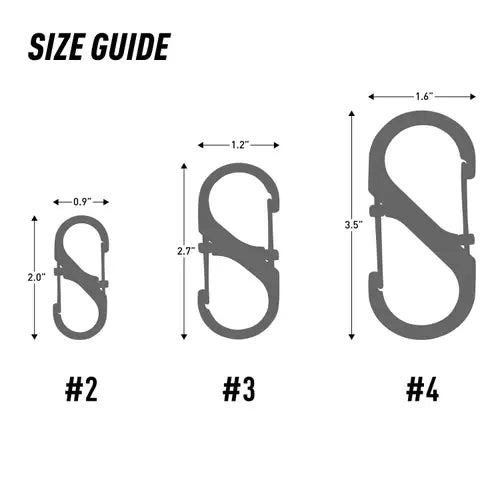 S-Biner® SlideLock® Aluminum #3 Carabiner